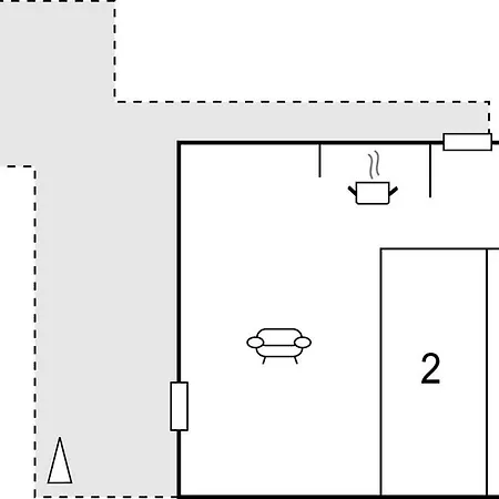 펜션 Nebbe Oddevej 론네